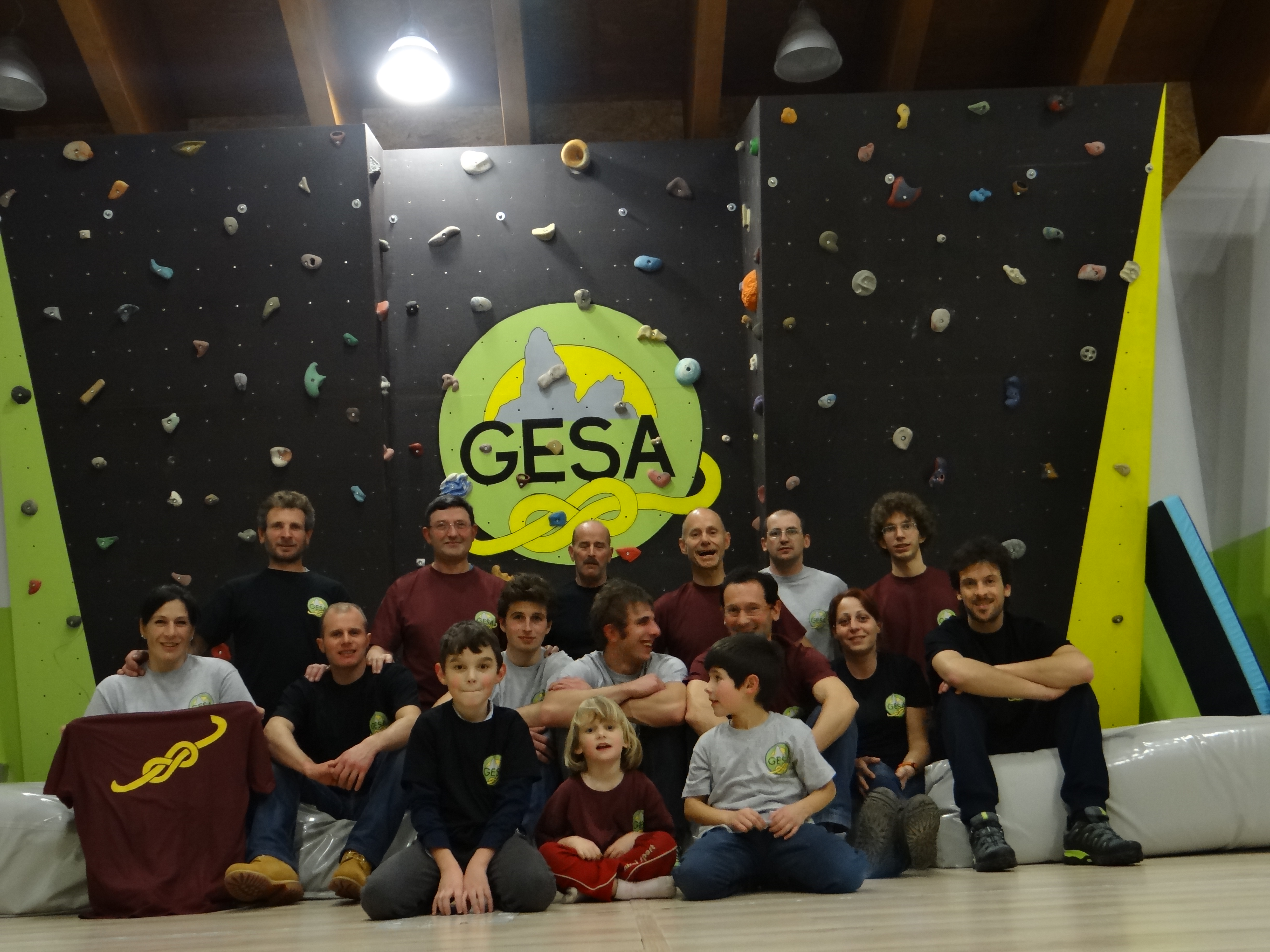 Il gruppo GESA in palestra